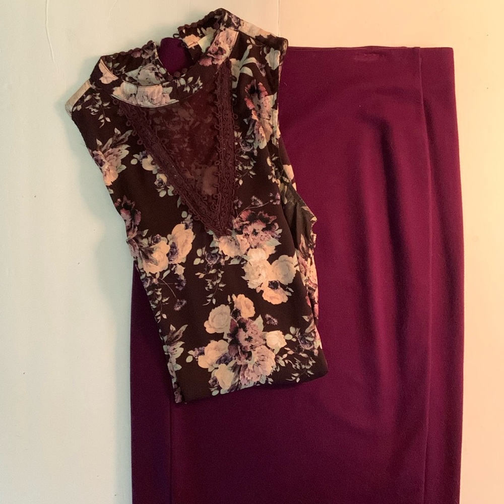 INC pencil skirt